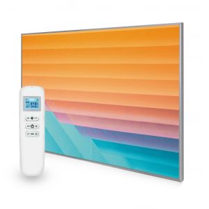 995x1195 Abstract Lines Picture NXT Gen Infrared Heating Panel 1200W - Electric Wall Panel Heater