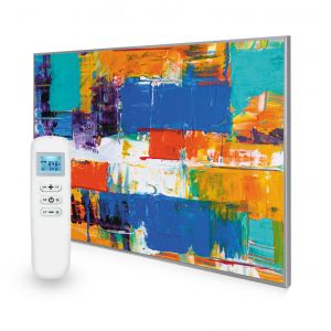 995x1195 Abstract Paint Picture Nexus Wi-Fi Infrared Heating Panel 1200W - Electric Wall Panel Heater