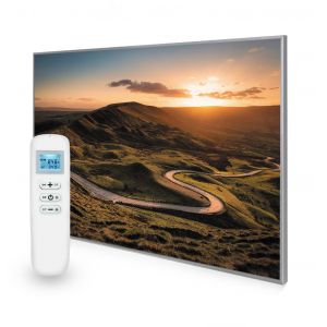 995x1195 Rural Sunset Picture Nexus Wi-Fi Infrared Heating Panel 1200W - Electric Wall Panel Heater
