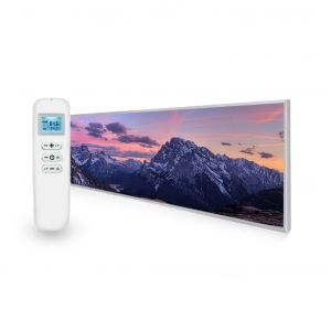 350W Mystic Mountains UltraSlim Picture Nexus Wi-Fi Infrared Heating Panel - Electric Wall Panel Heater