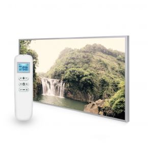 595x995 Forest Waterfall Picture Nexus Wi-Fi Infrared Heating Panel 580W - Electric Wall Panel Heater