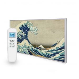 595x995 Great Wave off Kanagawa Picture Nexus Wi-Fi Infrared Heating Panel 580W - Electric Wall Panel Heater
