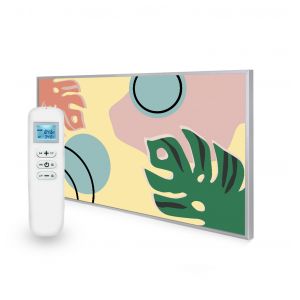 595x995 Abstract Leaves Picture NXT Gen Infrared Heating Panel 580W - Electric Wall Panel Heater