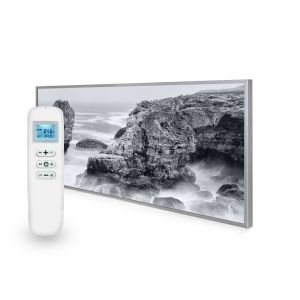 595x1195 Stormy Shore Picture Nexus Wi-Fi Infrared Heating Panel 700W - Electric Wall Panel Heater