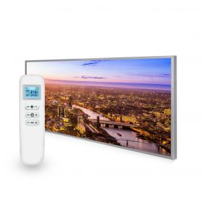 595x1195 London Skyline Picture Nexus Wi-Fi Infrared Heating Panel 700W - Electric Wall Panel Heater