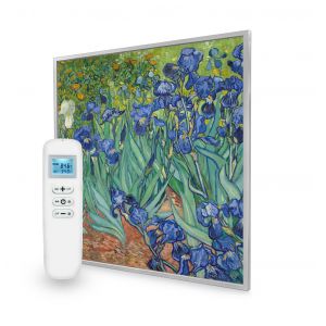 595x595 Irises Picture Nexus Wi-Fi Infrared Heating Panel 350W - Electric Wall Panel Heater