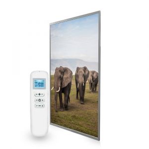 795x1195 Elephants Crossing Image NXT Gen Infrared Heating Panel 900W - Electric Wall Panel Heater