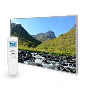 795x1195 Glacial Brook Picture Nexus Wi-Fi Infrared Heating Panel 900W - Electric Wall Panel Heater