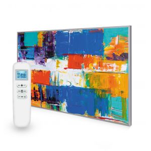 795x1195 Abstract Paint Picture Nexus Wi-Fi Infrared Heating Panel 900W - Electric Wall Panel Heater