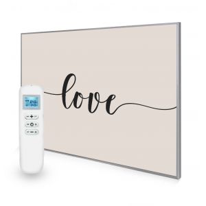 995x1195 Love Quote Nexus Wi-Fi Infrared Heating Panel 1200W - Electric Wall Panel Heater