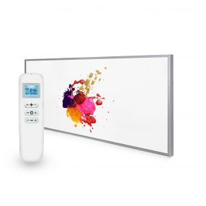 595x1195 Flying Paint Picture Nexus Wi-Fi Infrared Heating Panel 700W - Electric Wall Panel Heater