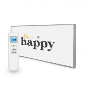 595x1195 Be Happy Quote Nexus Wi-Fi Infrared Heating Panel 700W - Electric Wall Panel Heater