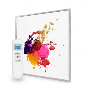 595x595 Flying Paint Picture Nexus Wi-Fi Infrared Heating Panel 350W - Electric Wall Panel Heater