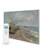 995x1195 Fishing Boats on the Beach at Saintes Maries Image Nexus Wi-Fi Infrared Heating Panel 1200W - Electric Wall Panel Heater