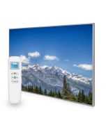 995x1195 Mountain Tops Picture NXT Gen Infrared Heating Panel 1200W - Electric Wall Panel Heater