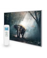 995x1195 Jungle Elephant Image NXT Gen Infrared Heating Panel 1200w - Electric Wall Panel Heater