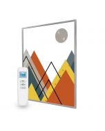 995x1195 Abstract Mountains Picture NXT Gen Infrared Heating Panel 1200W - Electric Wall Panel Heater