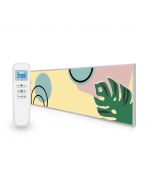 350W Abstract Leaves UltraSlim Picture NXT Gen Infrared Heating Panel - Electric Wall Panel Heater