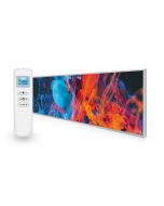 350W Dancing Smoke UltraSlim Picture NXT Gen Infrared Heating Panel - Electric Wall Panel Heater