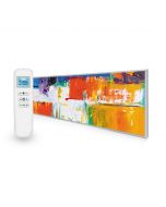 350W Abstract Paint UltraSlim Picture NXT Gen Infrared Heating Panel - Electric Wall Panel Heater