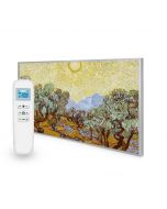 595x995 Olive Trees with Yellow Sky and Sun Image Nexus Wi-Fi Infrared Heating Panel 580W - Electric Wall Panel Heater