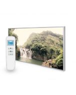 595x995 Forest Waterfall Picture NXT Gen Infrared Heating Panel 580W - Electric Wall Panel Heater