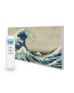 595x995 Great Wave off Kanagawa Picture NXT Gen Infrared Heating Panel 580W - Electric Wall Panel Heater