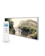 595x1195 Forest Waterfall Image Nexus Wi-Fi Infrared Heating Panel 700W - Electric Wall Panel Heater