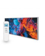 595x1195 Dancing Smoke Image Nexus Wi-Fi Infrared Heating Panel 700W - Electric Wall Panel Heater