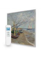 595x595 Fishing Boats on the Beach at Saintes Maries Image NXT Gen Infrared Heating Panel 350W - Electric Wall Panel Heater