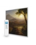 595x595 Tropical Scenery Picture NXT Gen Infrared Heating Panel 350W - Electric Wall Panel Heater