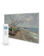 795x1195 Fishing Boats on the Beach at Saintes Maries Picture NXT Gen Infrared Heating Panel 900W - Electric Wall Panel Heater