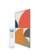 795x1195 Abstract Circles Picture NXT Gen Infrared Heating Panel 900W - Electric Wall Panel Heater