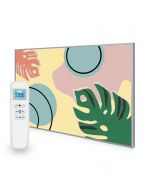 795x1195 Abstract Leaves Picture NXT Gen Infrared Heating Panel 900W - Electric Wall Panel Heater