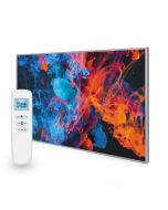 795x1195 Dancing Smoke Picture NXT Gen Infrared Heating Panel 900W - Electric Wall Panel Heater